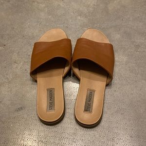 Steve Madden brown leather sandals